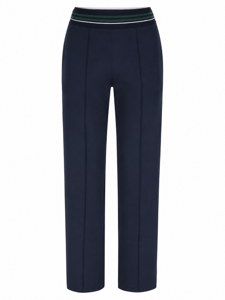 Classic Blue Straight-Leg Denim Jeans