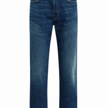 Medium Wash Classic Five-Pocket Straight-Leg Jeans